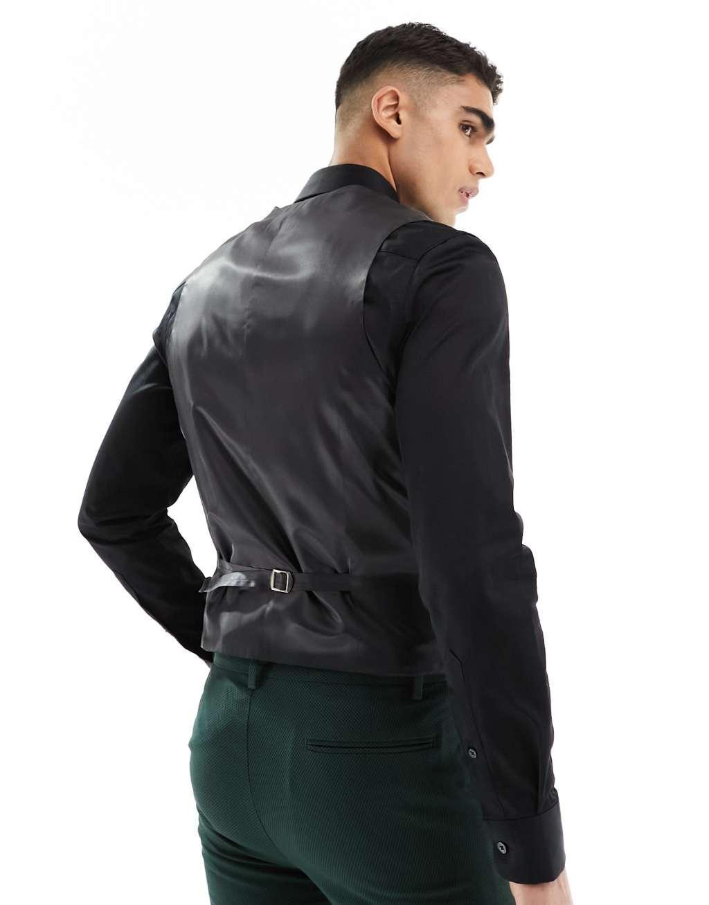 ASOS DESIGN wedding superskinny suit jacket Product Image