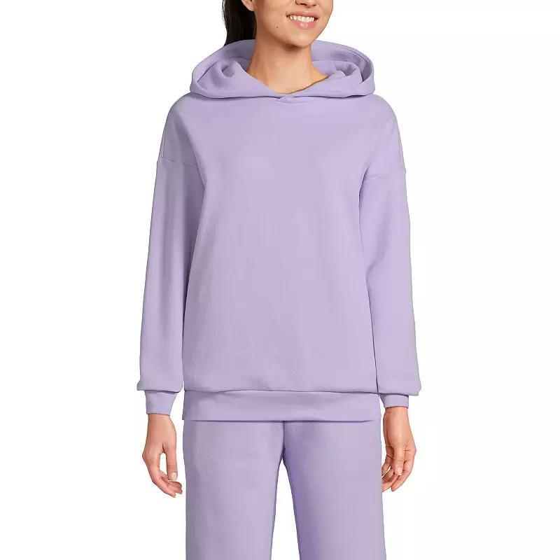 Women's Lands' End Modern Fit Hooded Sweatshirt, Size: Small, Black Product Image