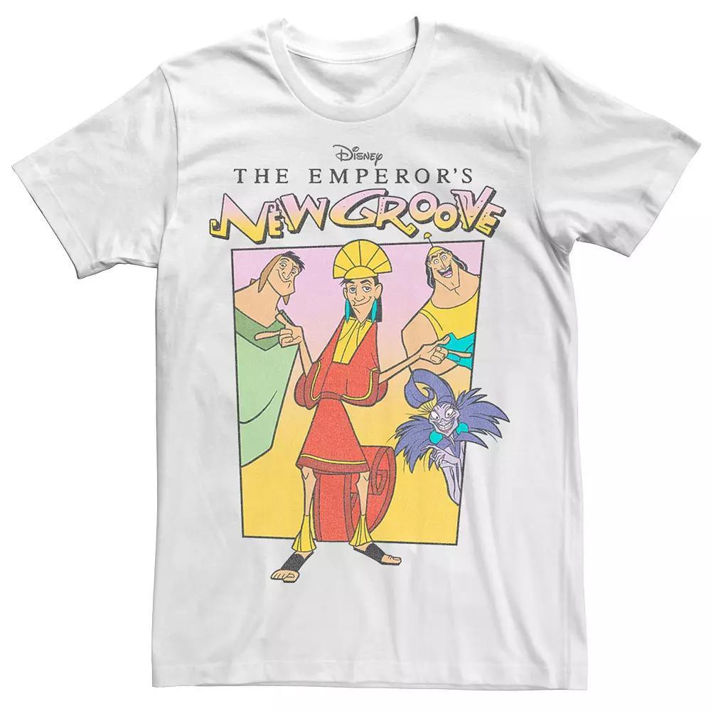 Disney's Emperors New Groove Men's Poster Cast Tee, Size: Large, White Product Image
