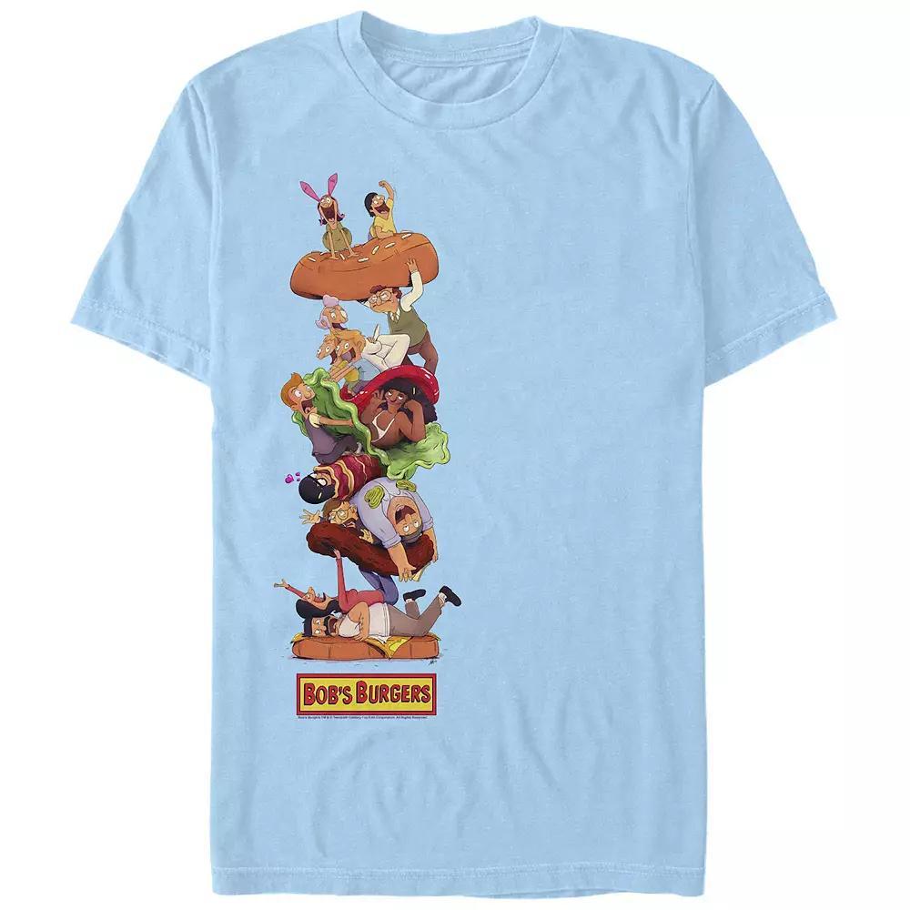 Men's Bob's Burgers People Ingredients Graphic Tee, Size: Medium, Light Blue Product Image