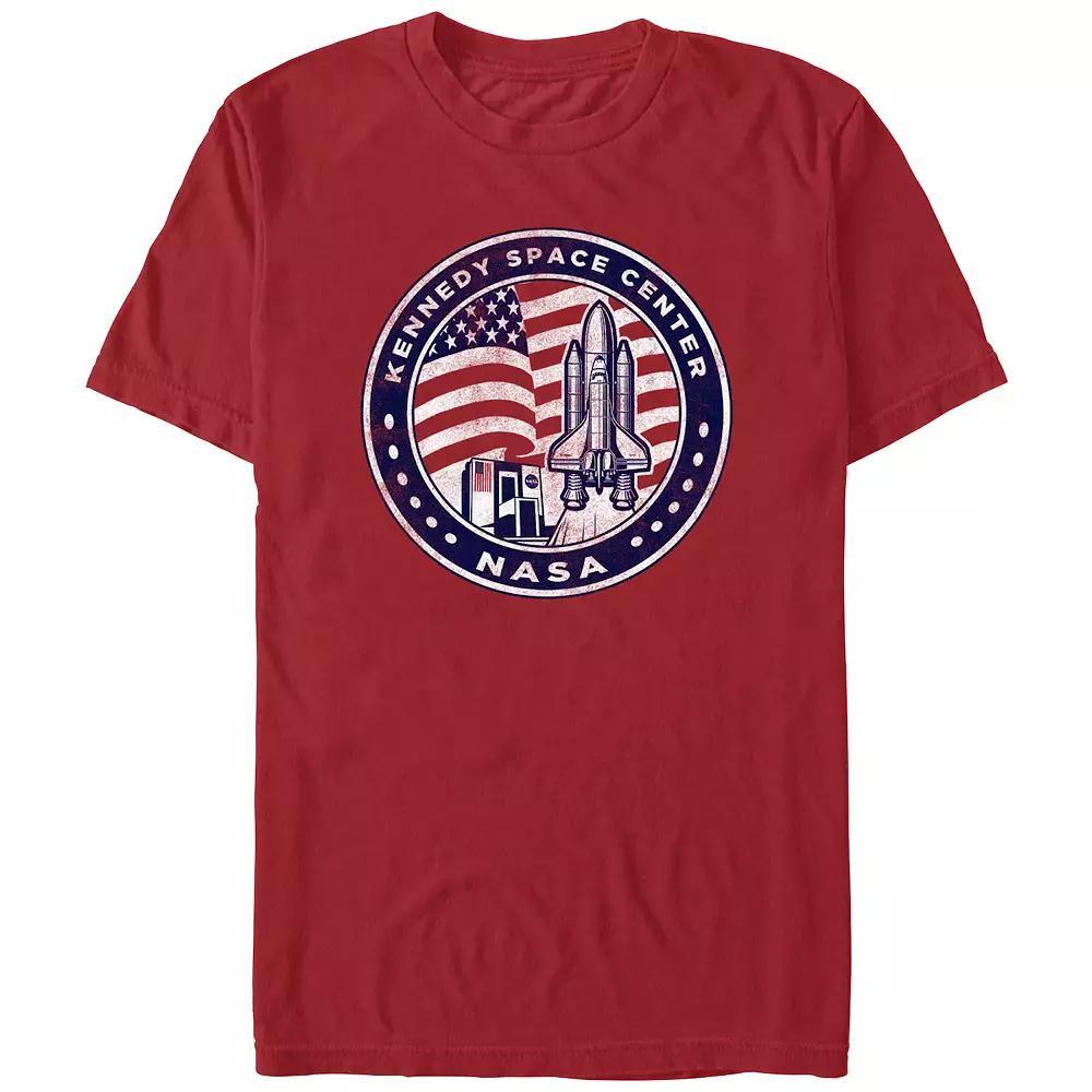 Men's Nasa Kennedy Space Center Graphic Tee, Size: XL, Red Product Image