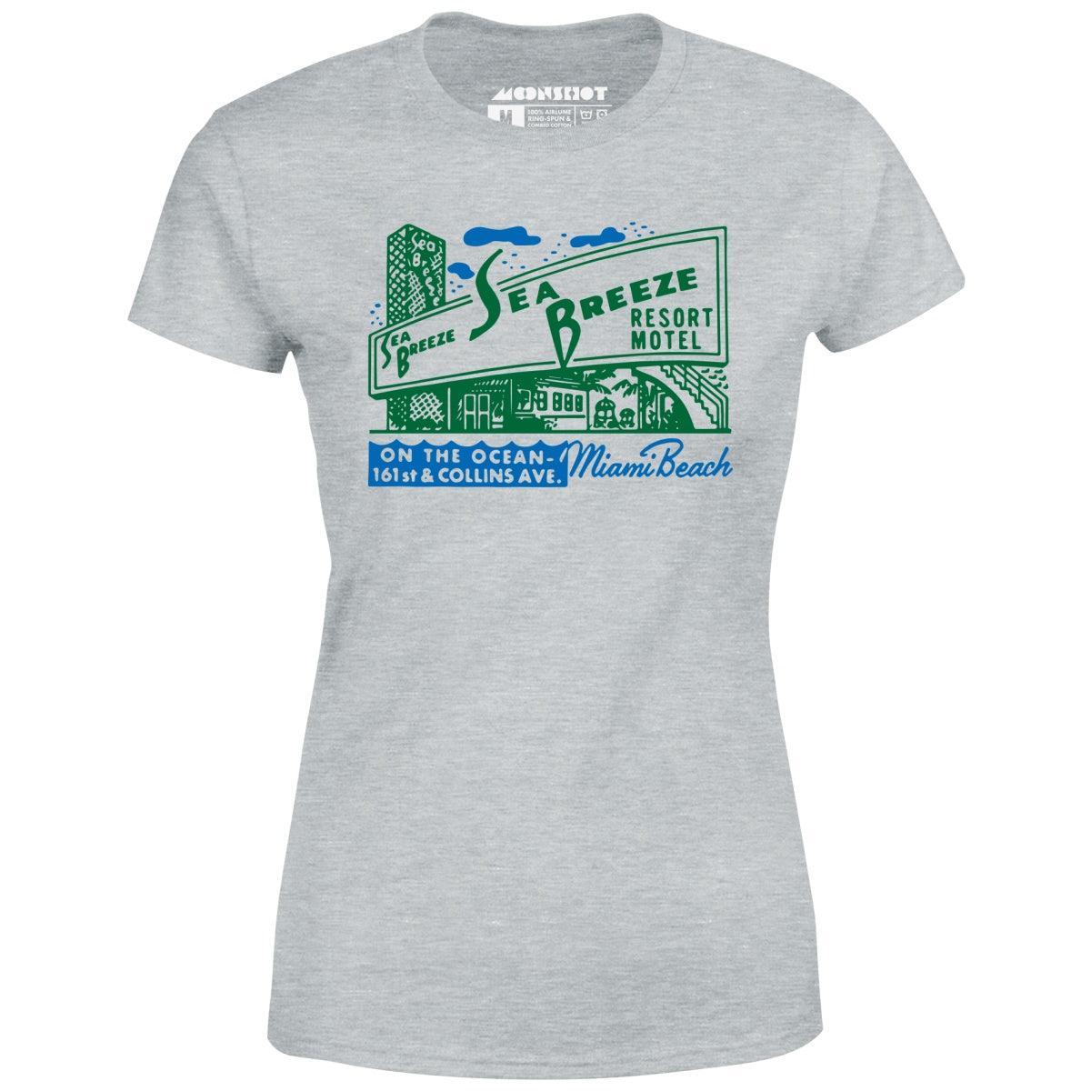 Sea Breeze - Miami, FL - Vintage Motel - Women's T-Shirt Female Product Image