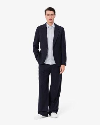 Regular Fit Striped Poplin Shirt Product Image