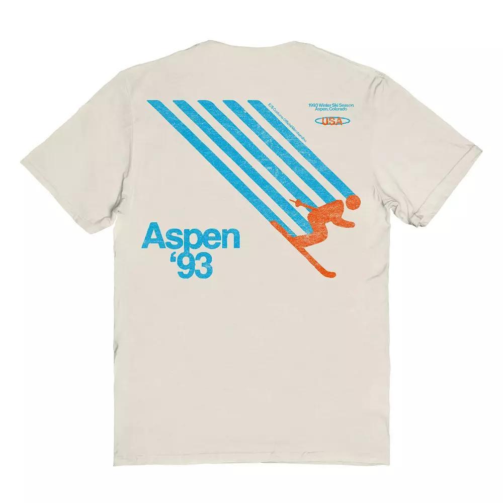 Men's Aspen Heather Graphic Tee, Size: Medium, Natural Product Image