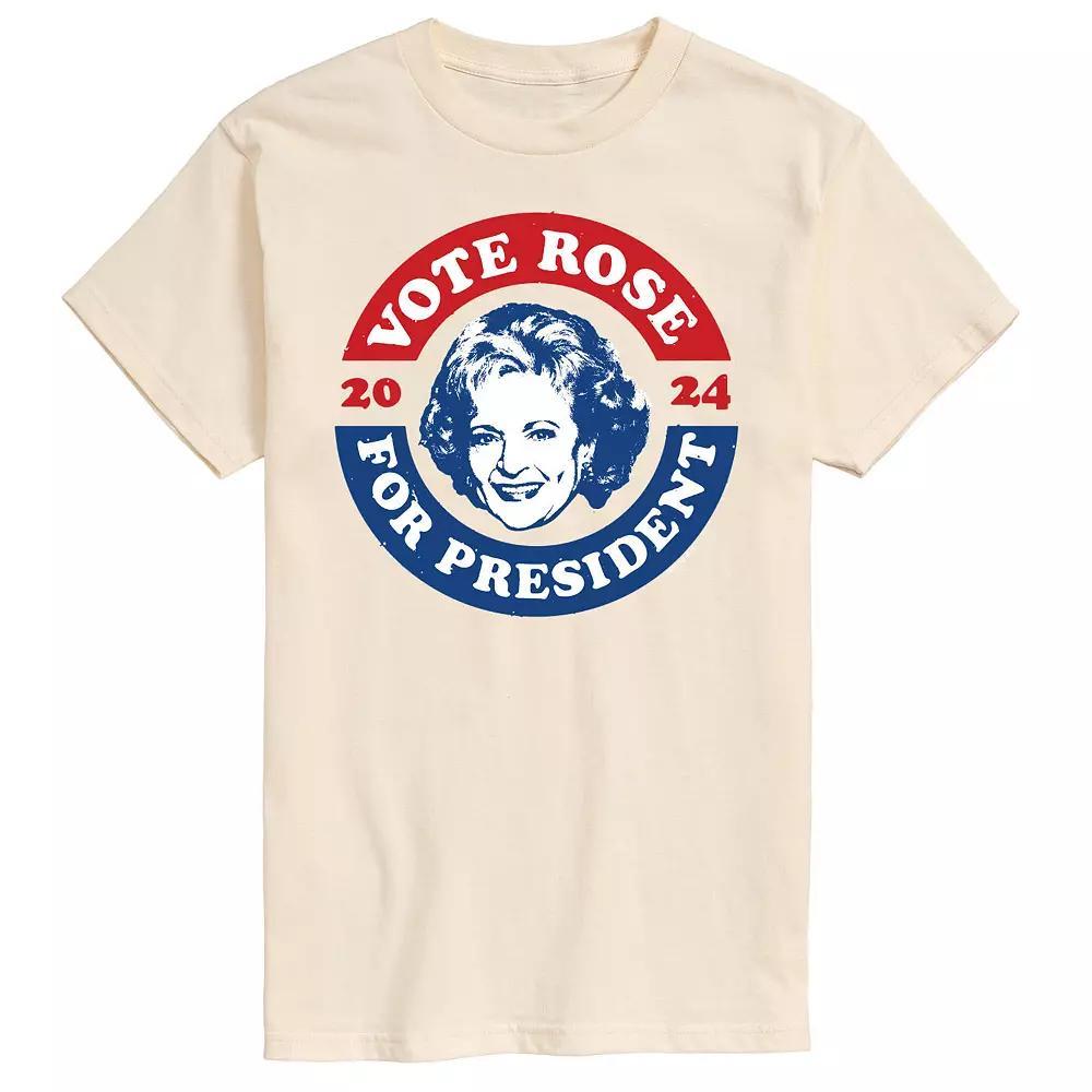 Mens Golden Girls President Rose Tee Product Image