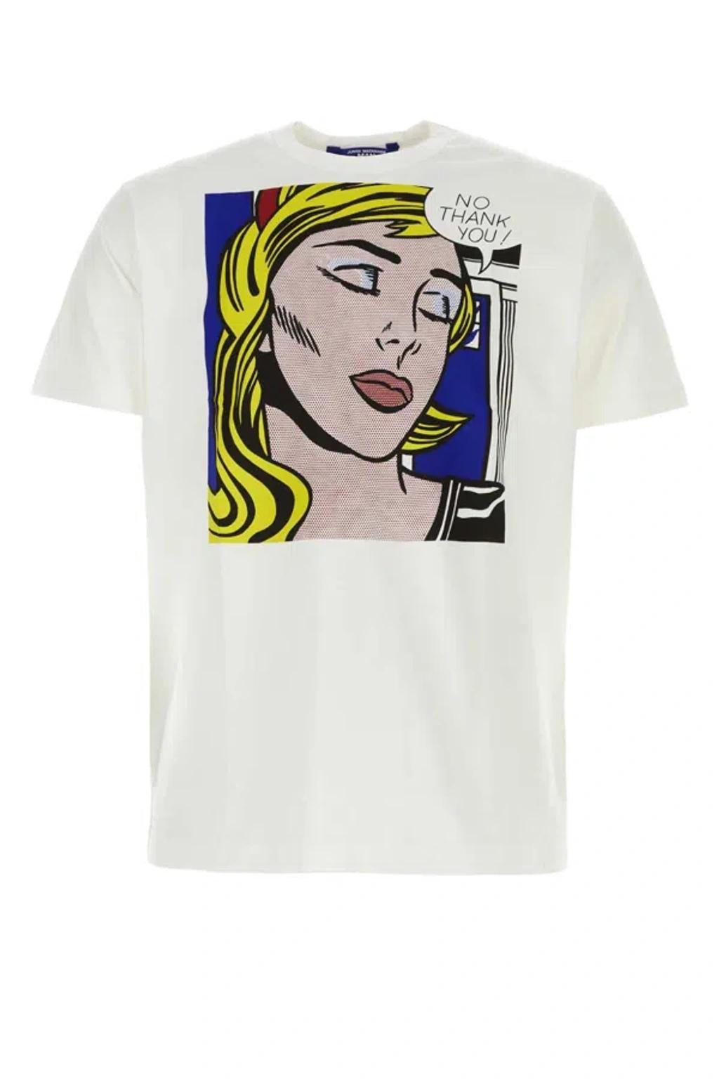 JUNYA WATANABE White Cotton T-shirt Product Image
