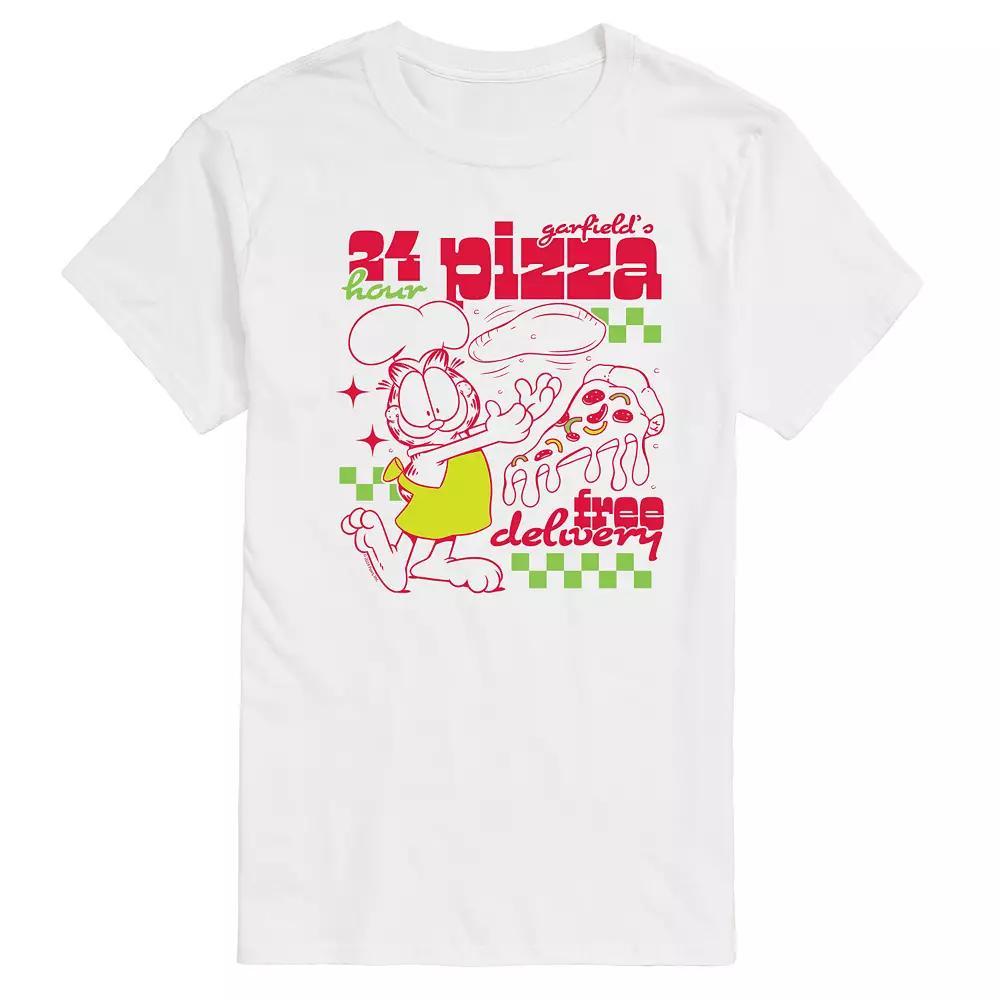 Mens Garfield Pizzeria Graphic Tee Product Image