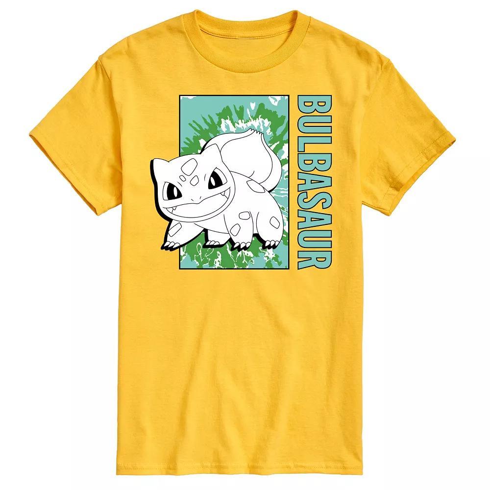 Mens Pokemon Tie Dye Bulbasaur Tee Product Image