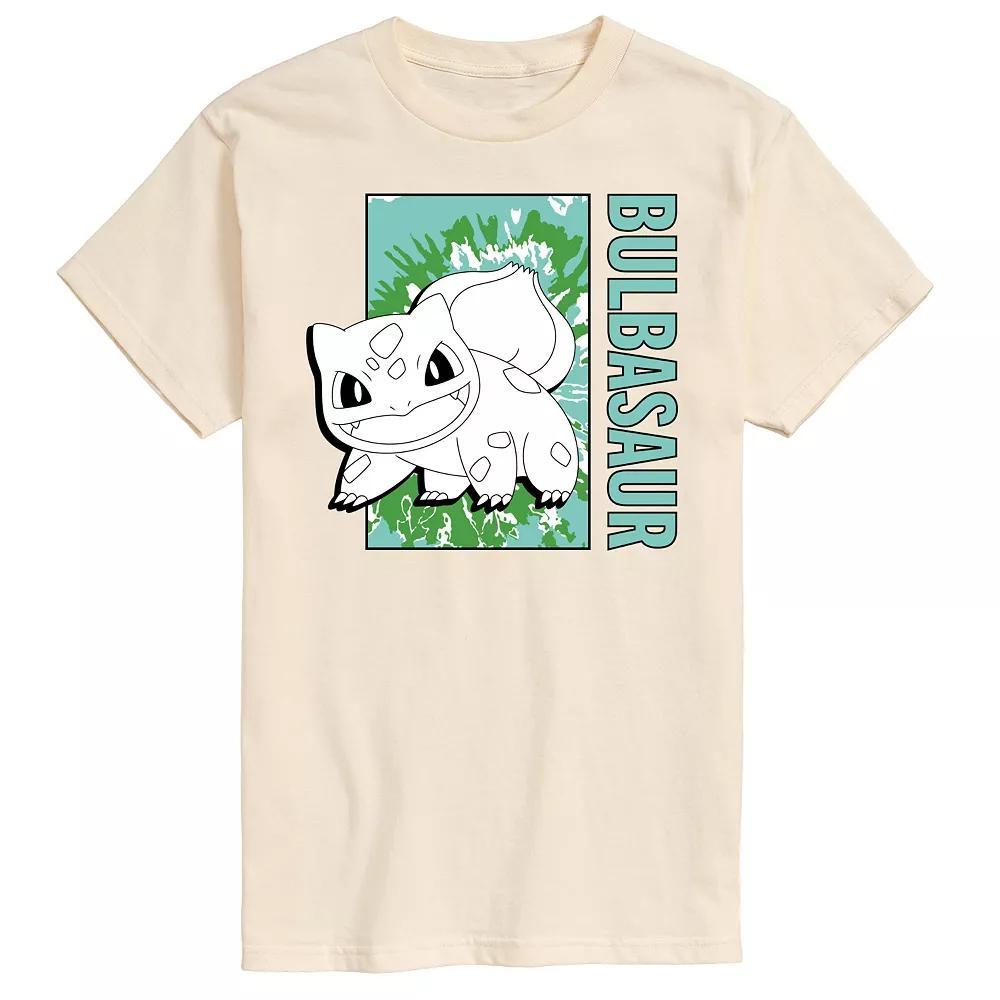 Mens Pokemon Tie Dye Bulbasaur Tee Product Image