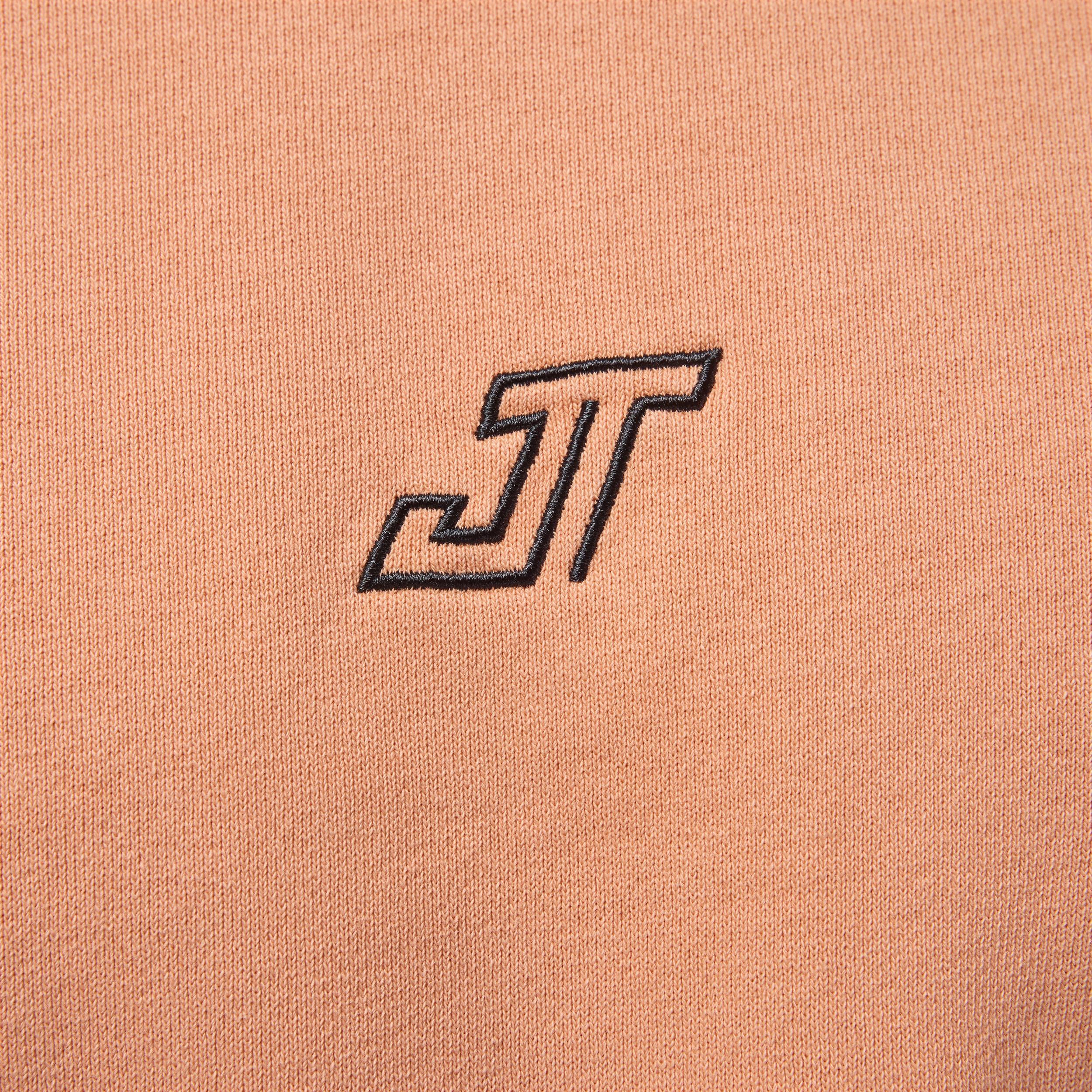 Nike Mens Tatum Fleece Crew-Neck Sweatshirt Product Image