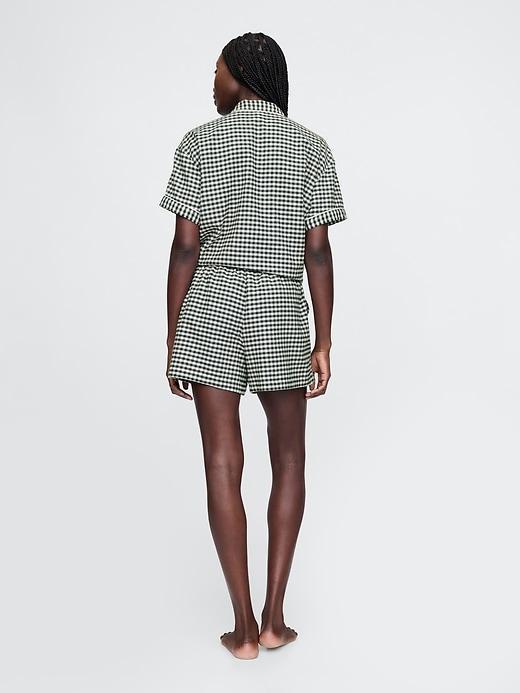 Flannel PJ Shorts Set Product Image