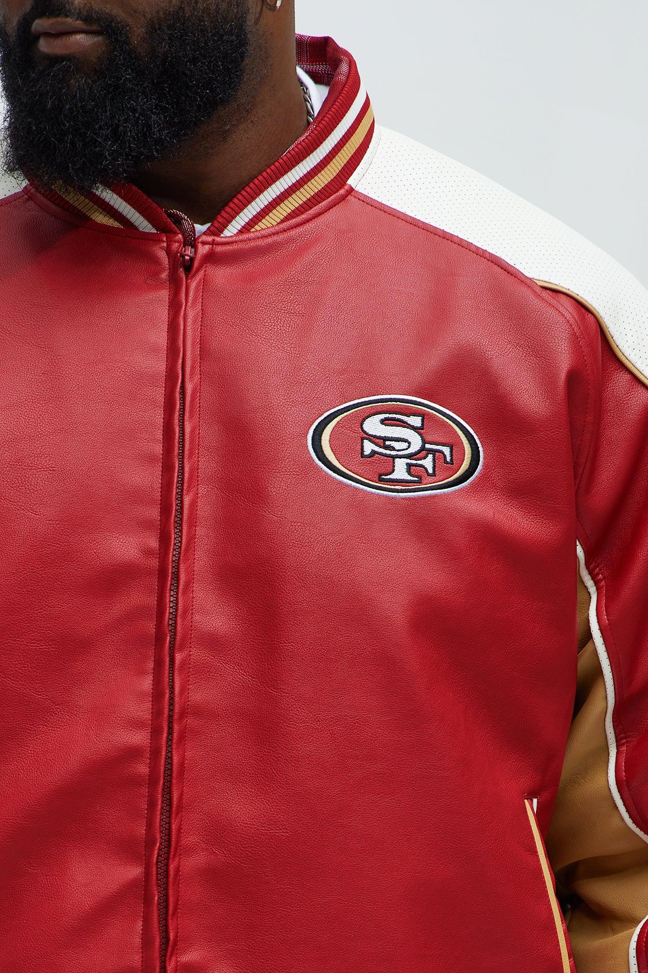 49ers High Standard Jacket - Red/White Product Image