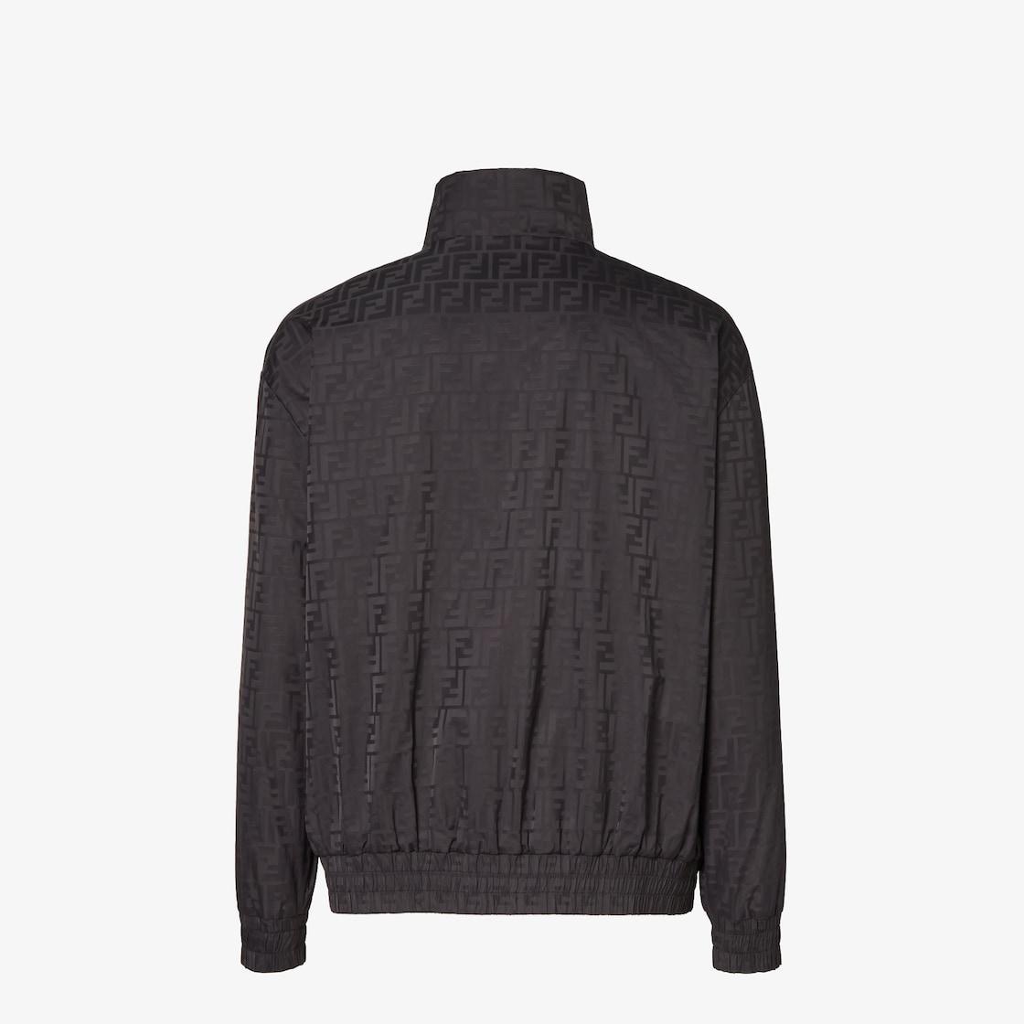 Bomber jacket Black FF nylon bomber jacket Product Image