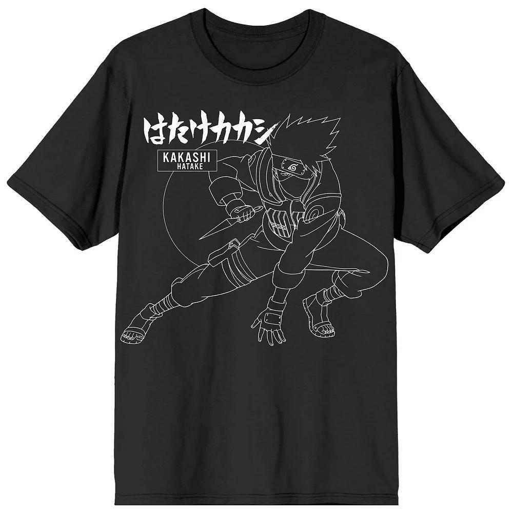 Men's Naruto Shippuden Kakaski Tee, Size: XL, Black Product Image