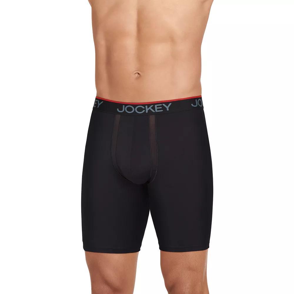 Mens Jockey Chafe-Proof Pouch Microfiber 8.5 3-Pack +1 Bonus Boxer Briefs Product Image