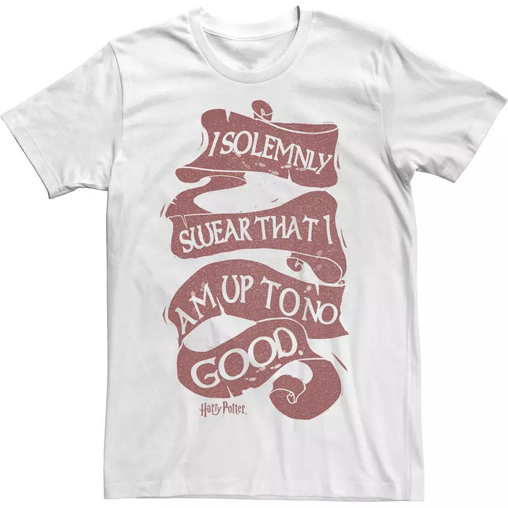 Men's Harry Potter I Solemnly Swear That I Am Up To No Good Tee, Size: Small, White Product Image