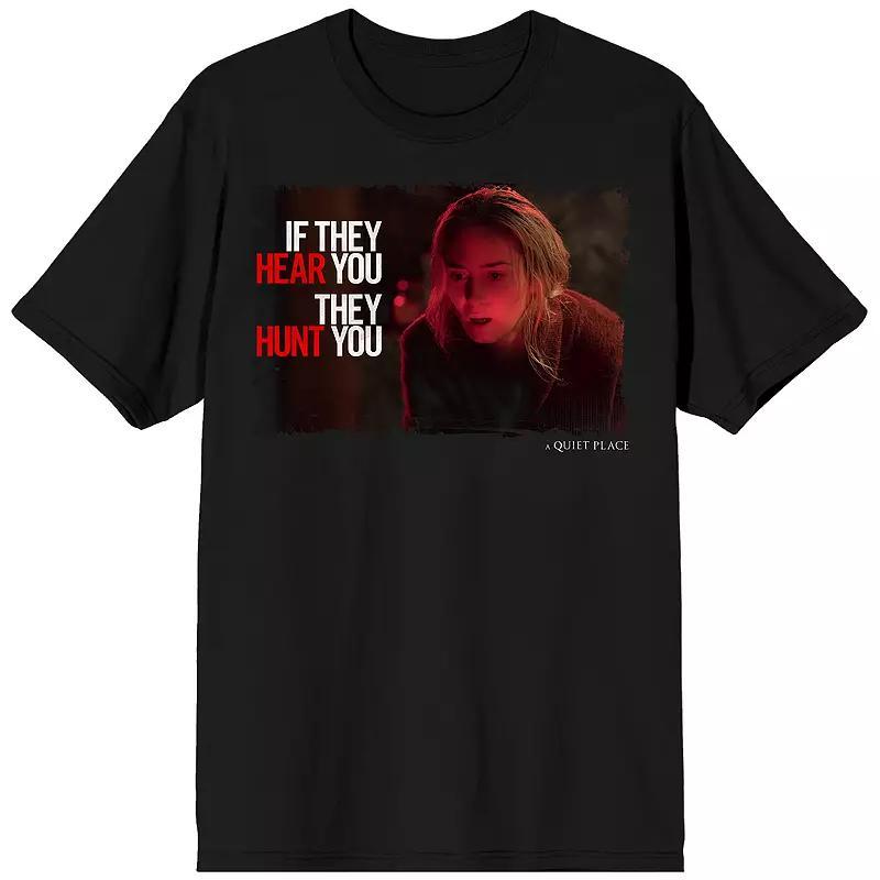 Men's A Quiet Place If They Hear You Tee, Size: Medium 30, Black Product Image