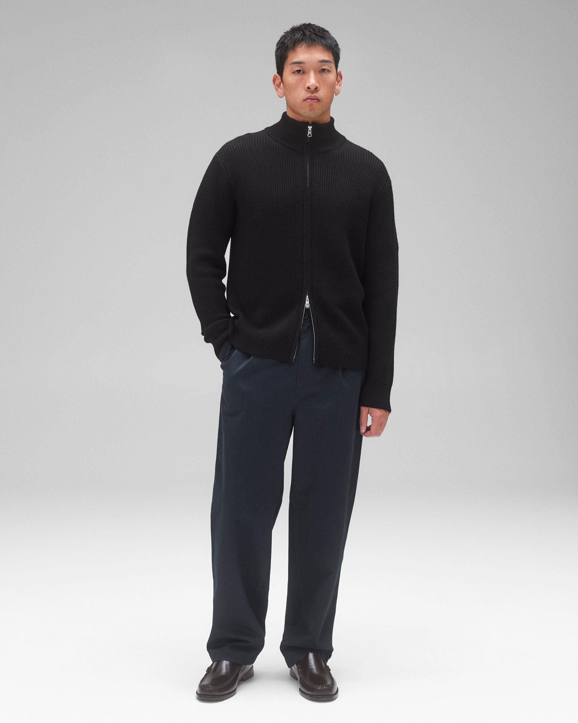 Merino Rib Vinnie Track Jacket Male Product Image