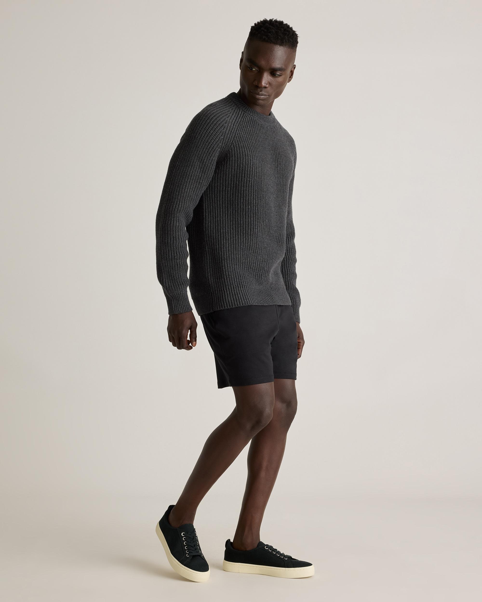 Quince | Men's Fisherman Crew Sweater Organic Cotton Product Image
