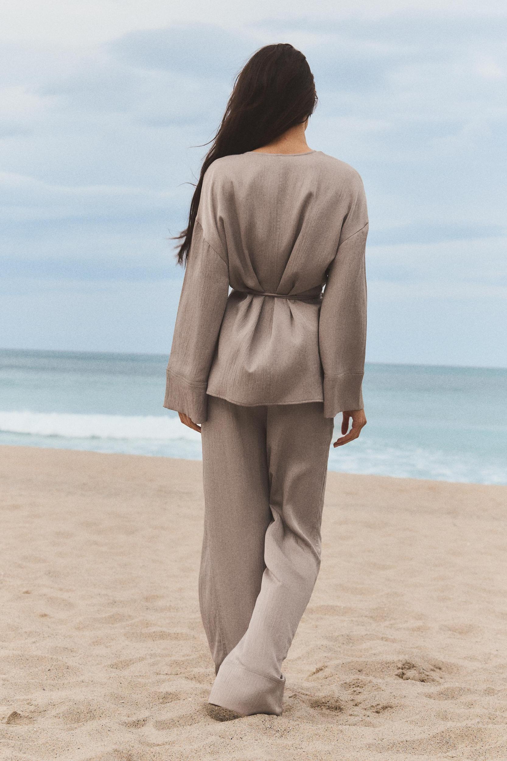 TEXTURED KIMONO JACKET Product Image