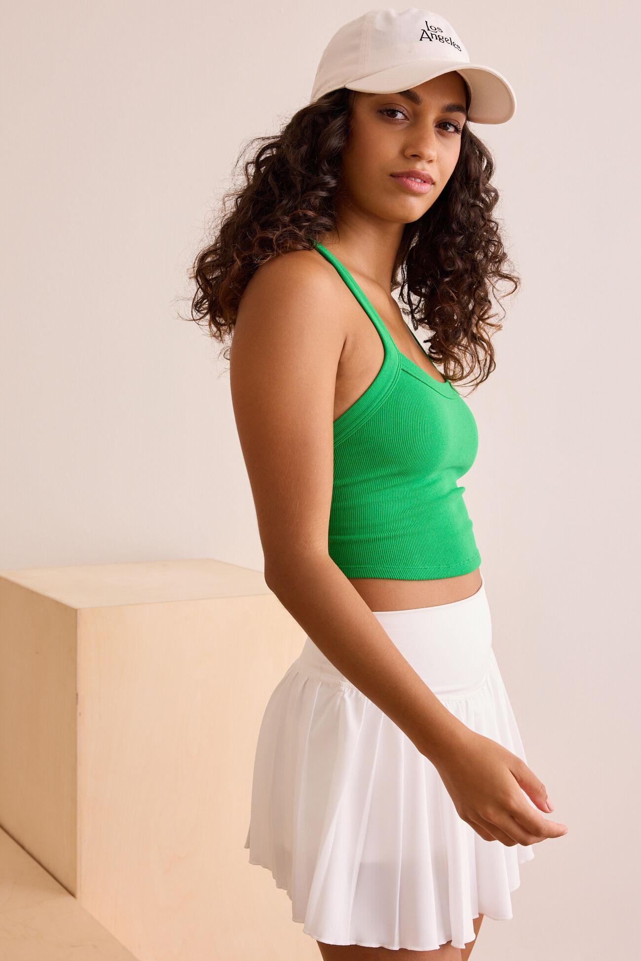 Midnight Scoop Neck Ribbed Tank Product Image