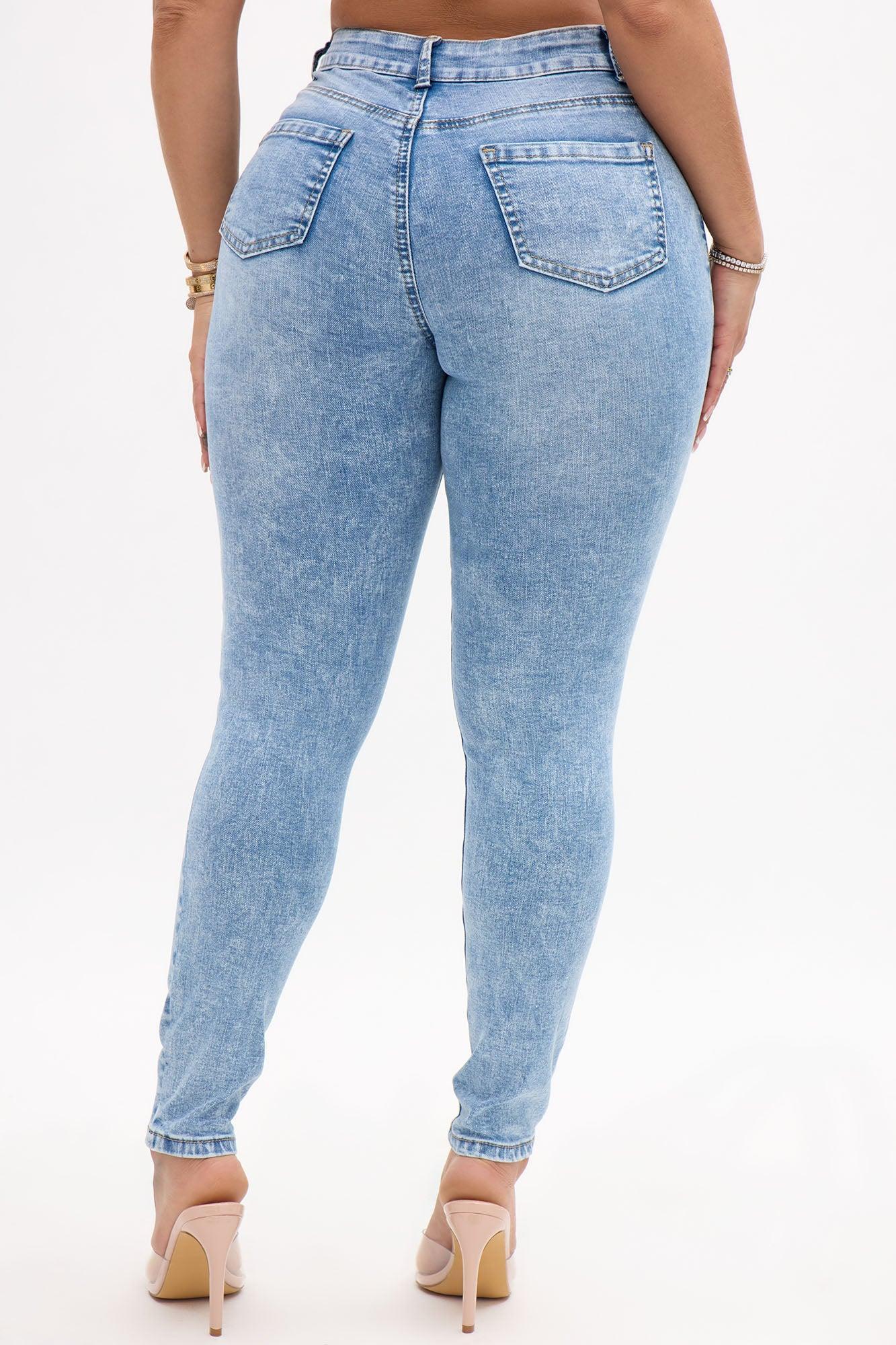Yes To Heaven Stretch Skinny - Light Wash Product Image