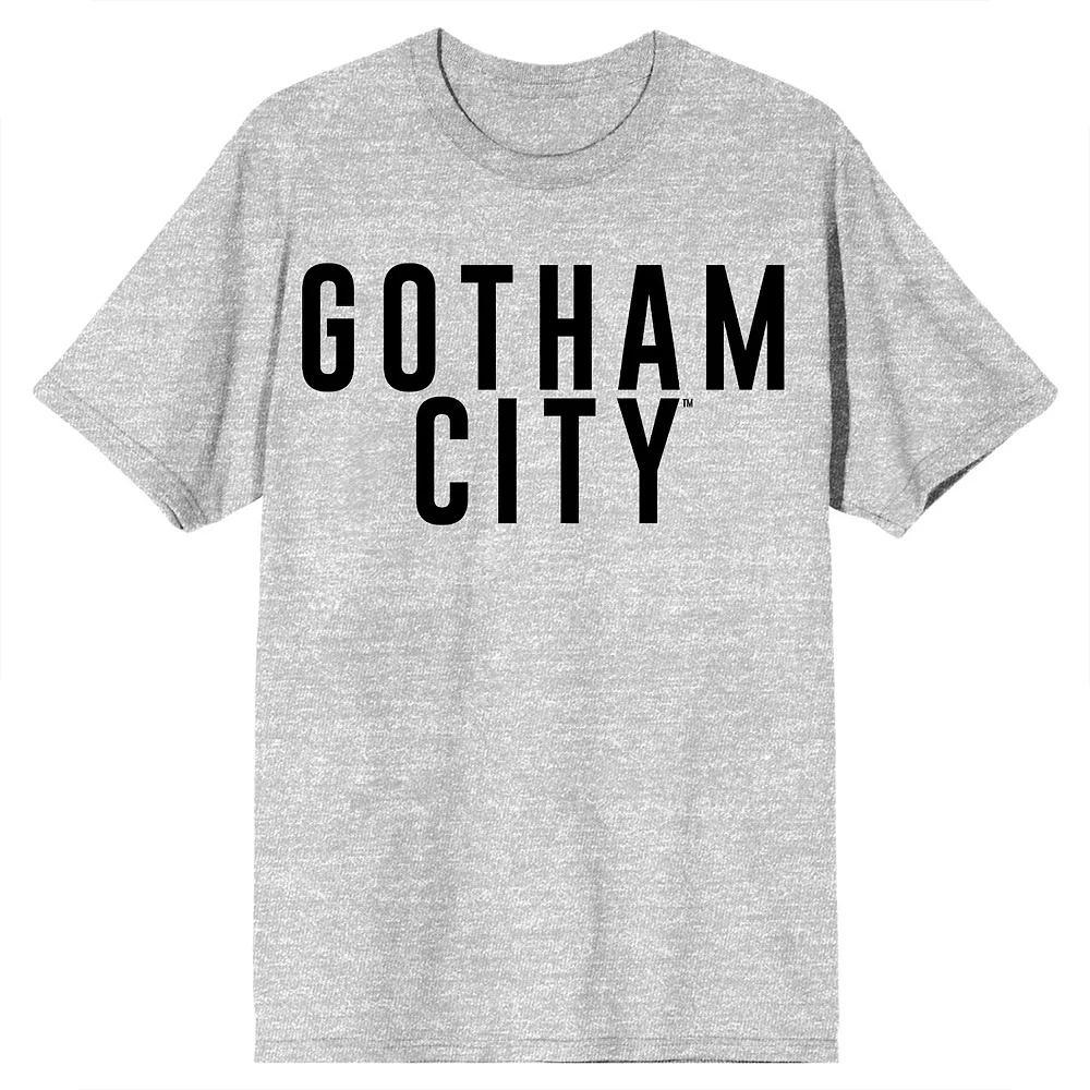 Men's Batman Gotham City Tee, Size: XL, Grey Product Image
