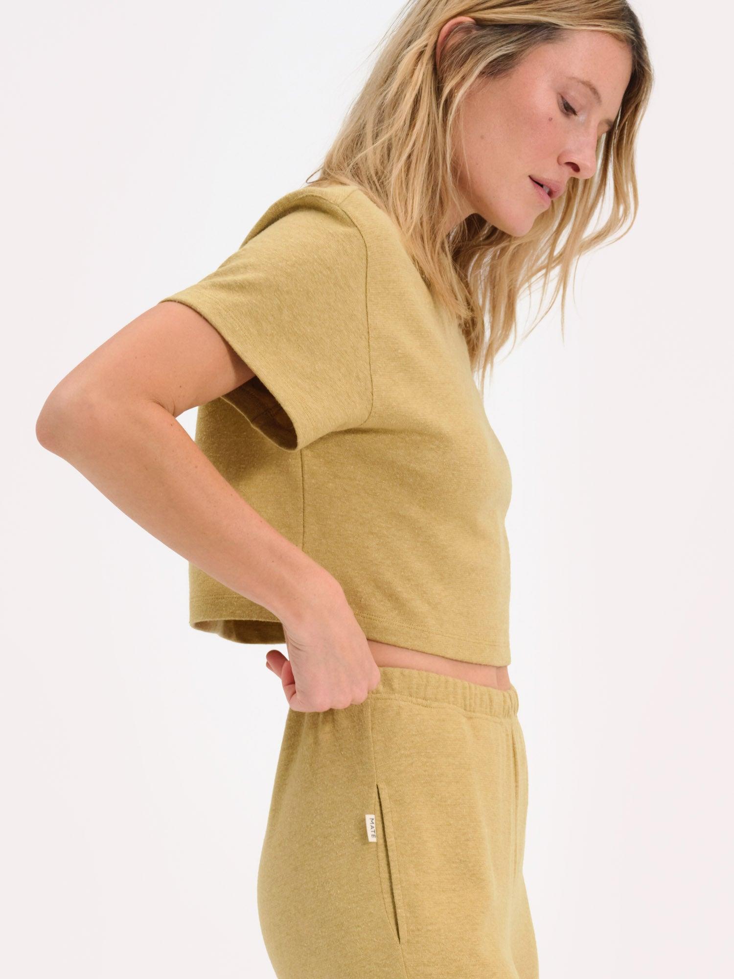 Regenerative Hemp Relaxed Crop Tee Female Product Image