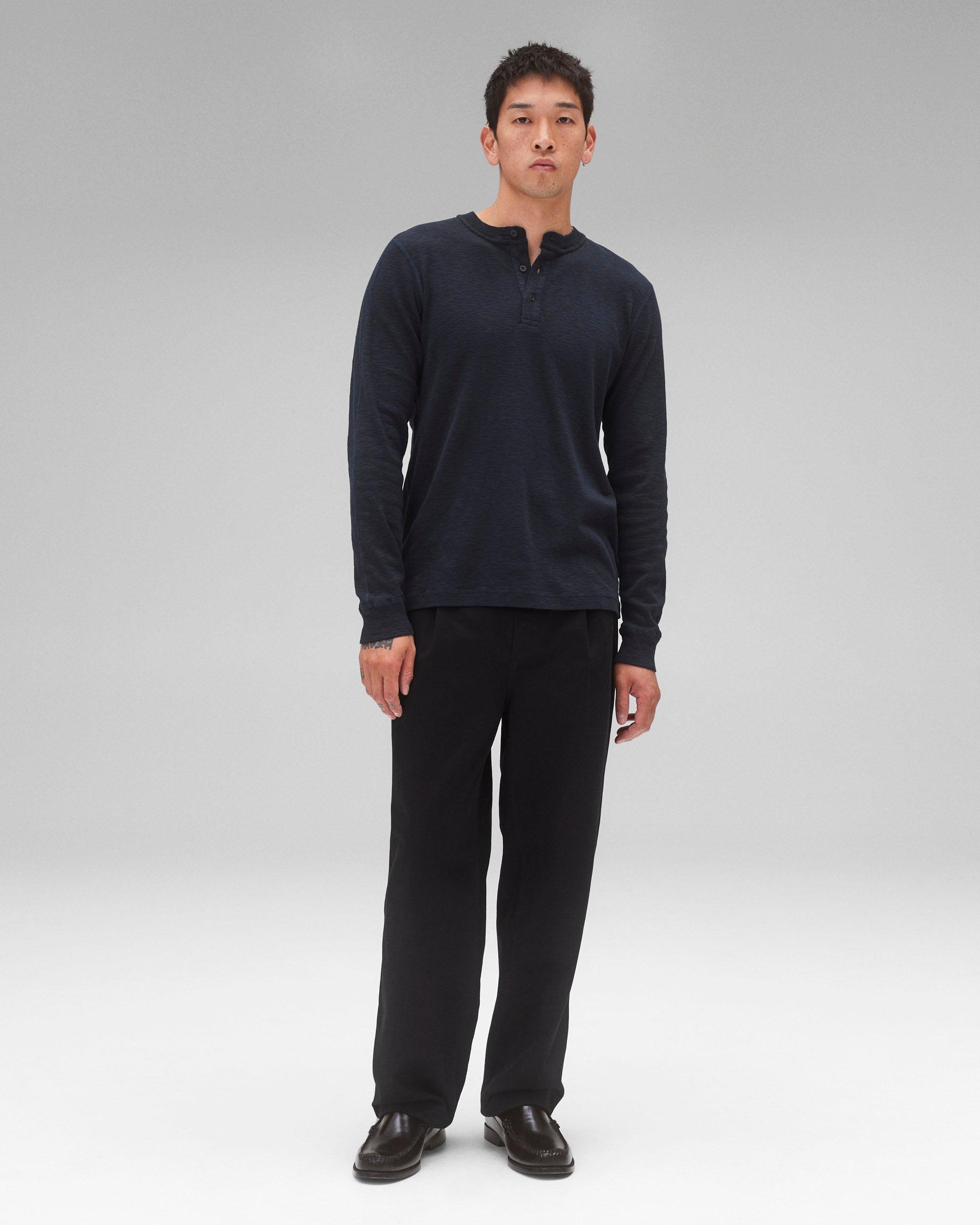 1X1 Slub Slim Henley Male Product Image