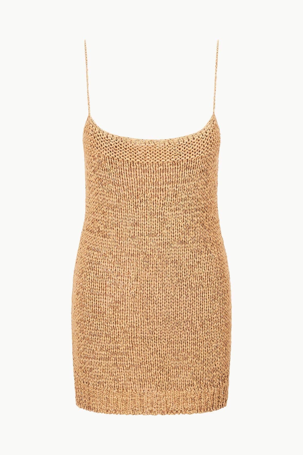 HAZE MINI DRESS | CAMEL Product Image