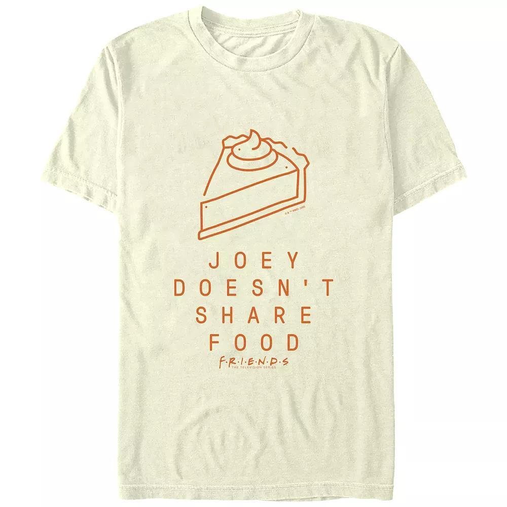 Men's Friends Joey Doesn't Share Food Graphic Tee, Size: Large, Blue Product Image