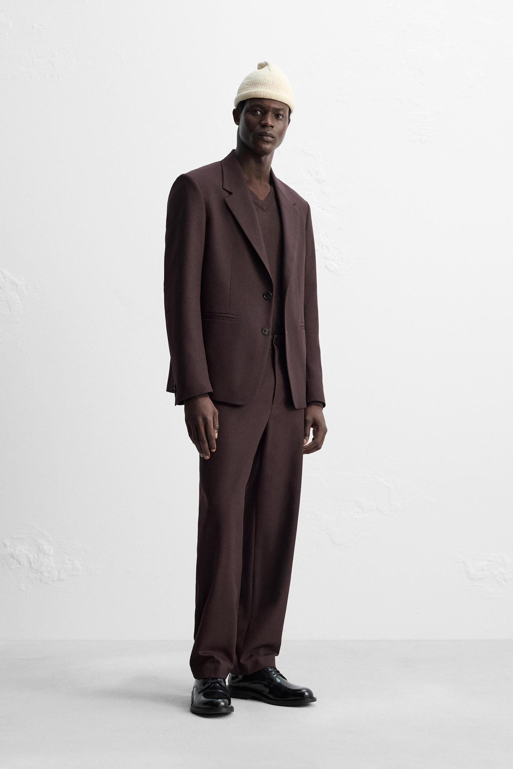 REGULAR FIT SUIT PANTS Product Image