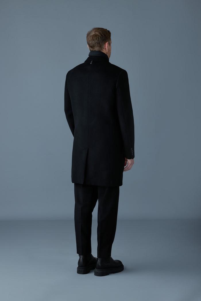 Mackage Mens Skai-SLB 3-in-1 Wool Coat with Removable Down Liner - Black Product Image