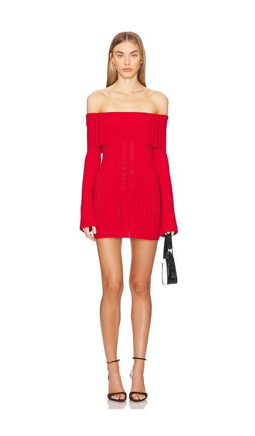Elba Off The Shoulder Mini Dress LOBA Product Image