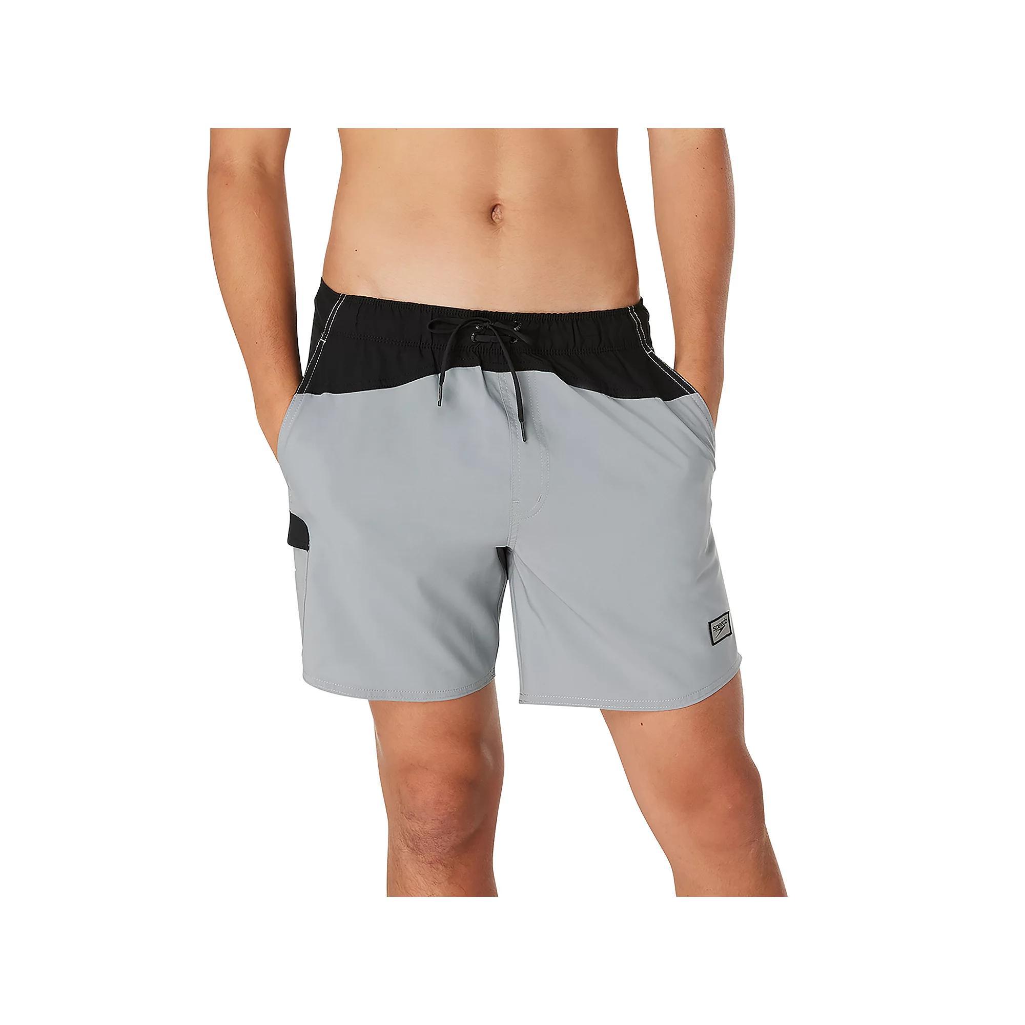 Men's Speedo 6.5" Marina Flex Swim Trunks, Size: Large, Arctic Blue Product Image