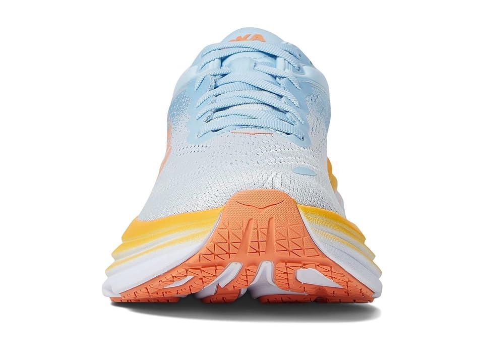 Hoka Women's Bondi 8 White) Women's Shoes Product Image