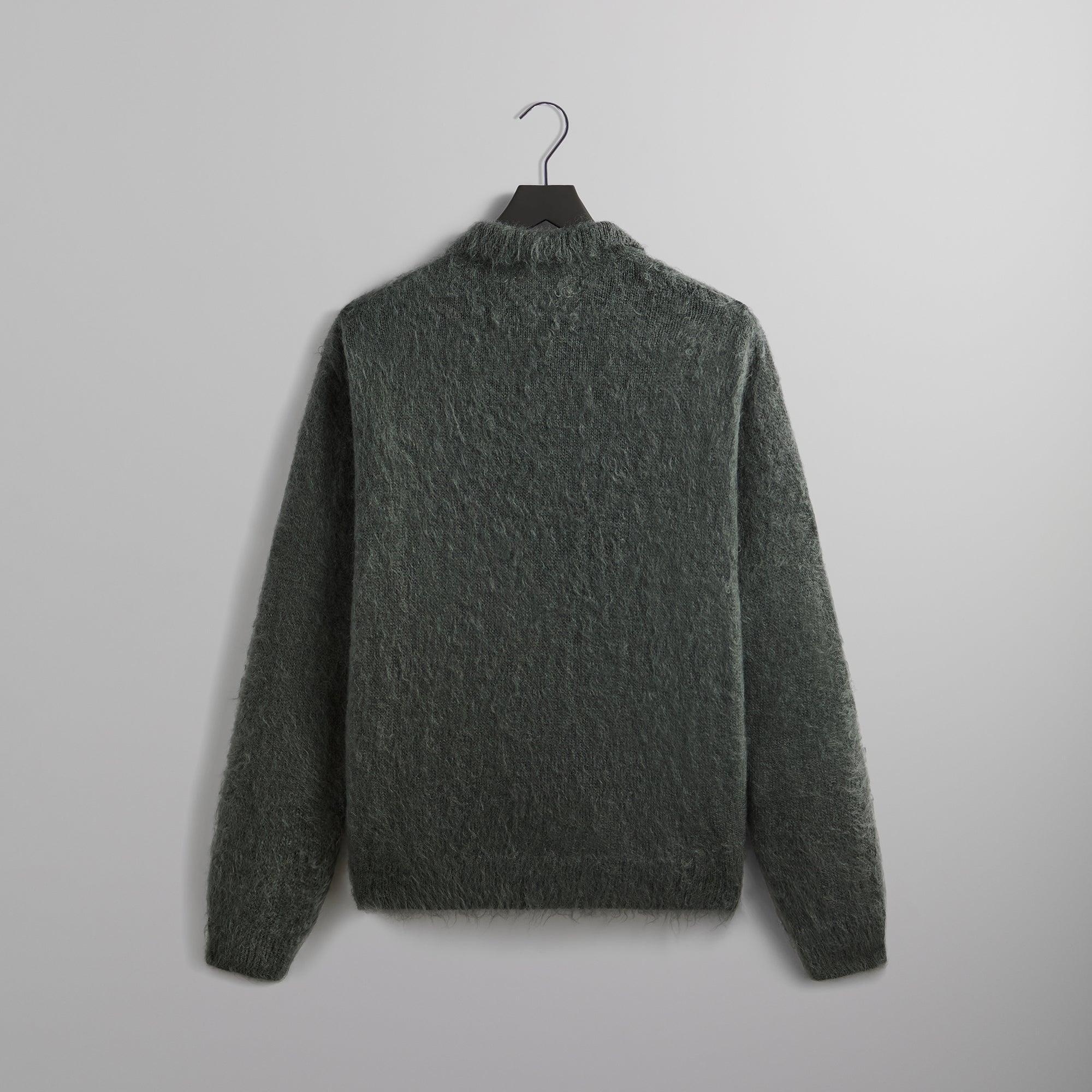 Kith 101 for Auralee Brushed Super Kid Mohair Knit Polo - Urban Chic Male Product Image