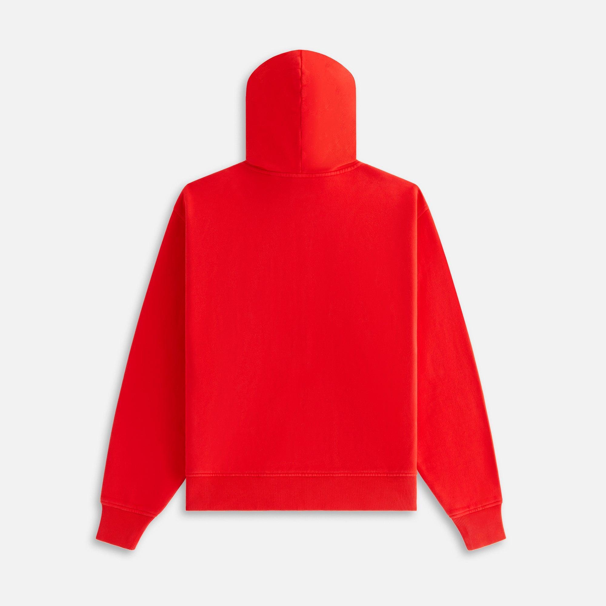 Kith Women Tanner Sueded Hoodie - Cinnabar Female Product Image