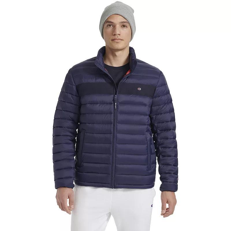 Men's Champion Lightweight Packable Puffer Jacket, Size: XXL, Blue Product Image