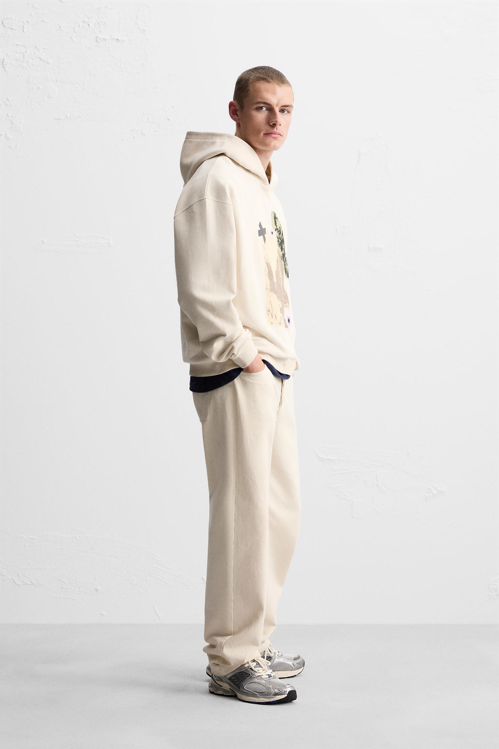 MATCHING PATCHES HOODIE SWEATSHIRT Product Image