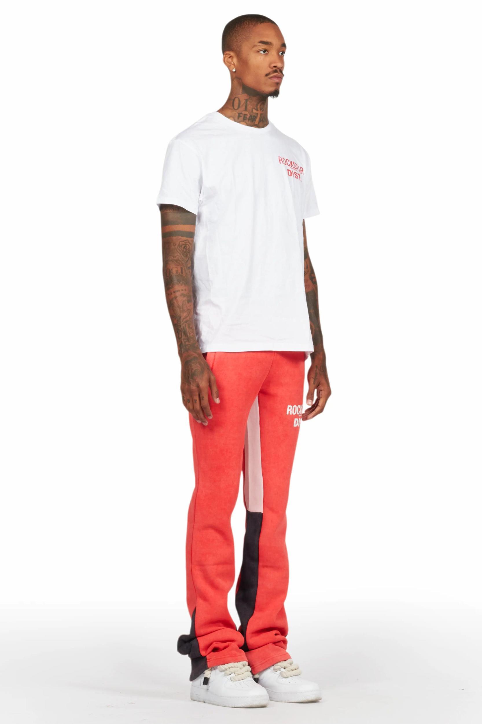 Alpine Vintage Red Baggy Pant Male Product Image