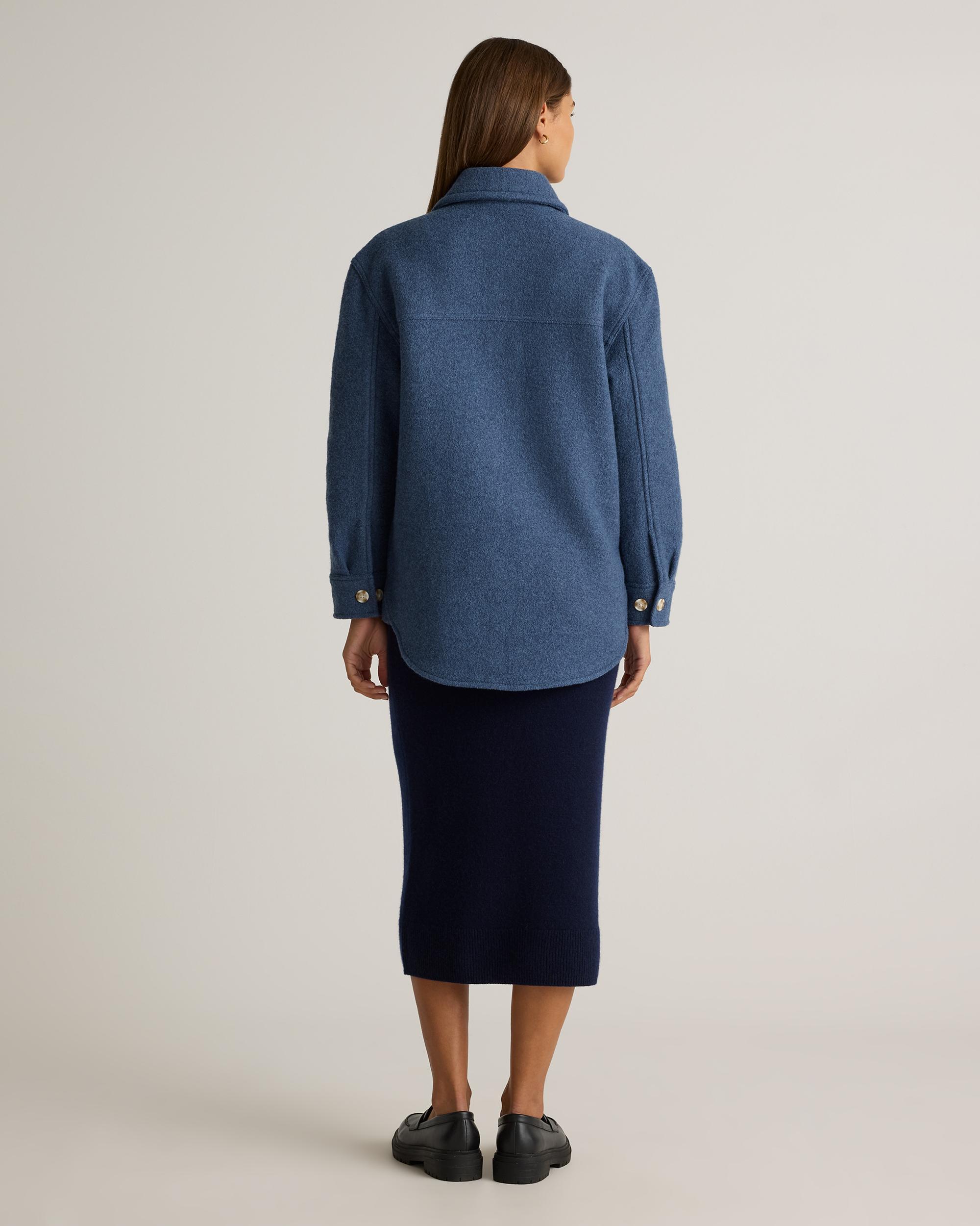 Quince | Women's 100% Merino Wool Shirt Jacket Size XS Product Image
