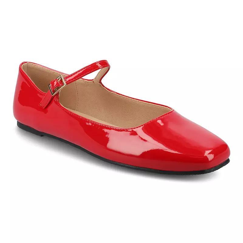 Journee Carrie Womens Mary Jane Flats Product Image