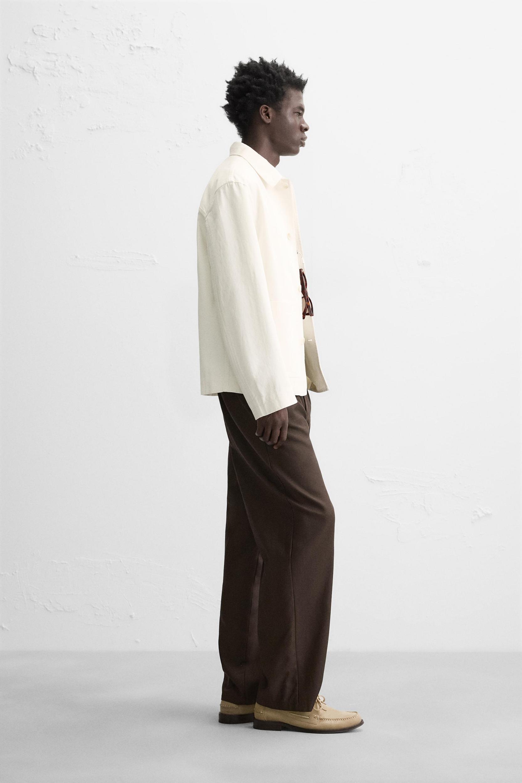 REGULAR FIT POCKET OVERSHIRT Product Image