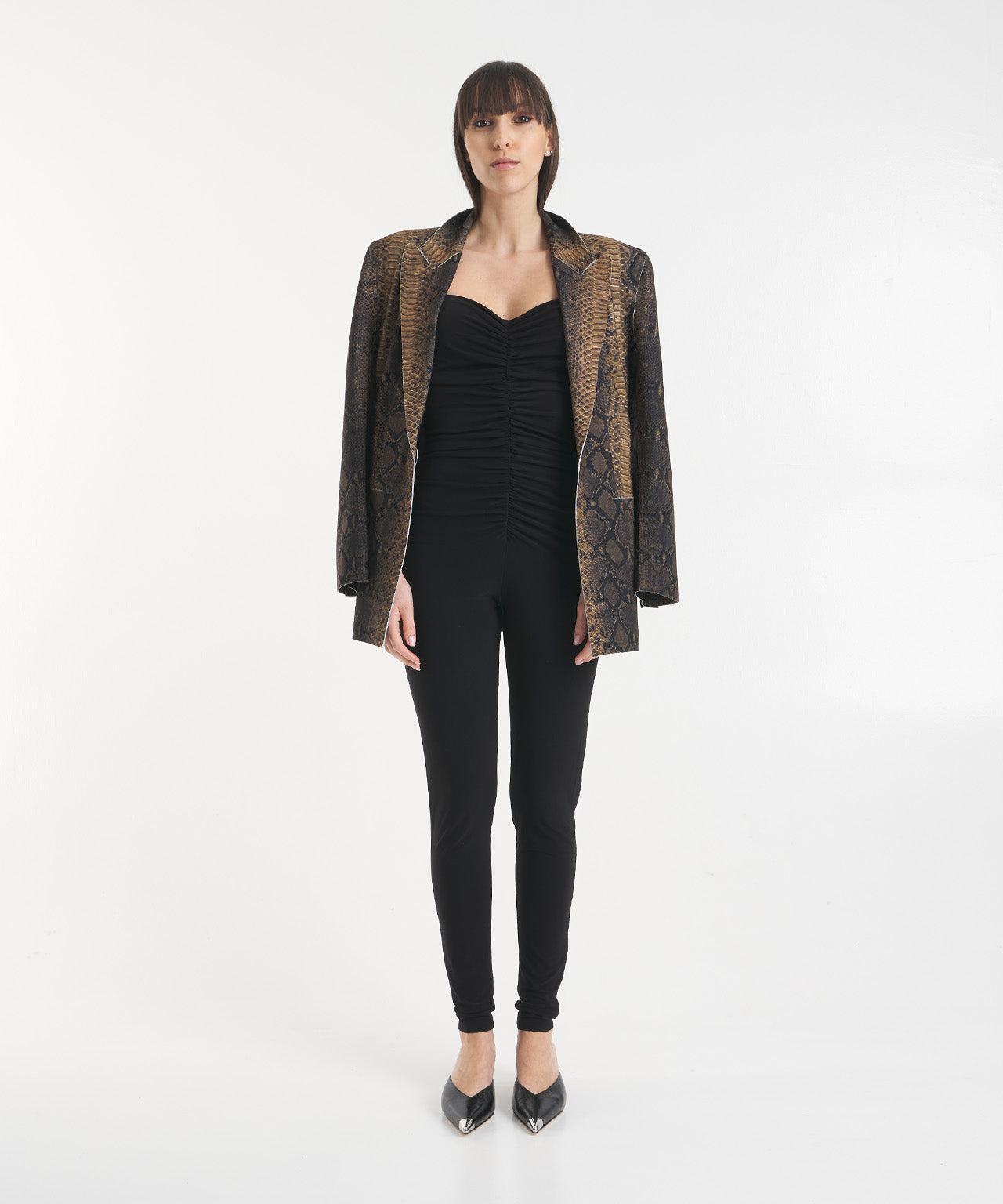 Catsuit with shirring Product Image