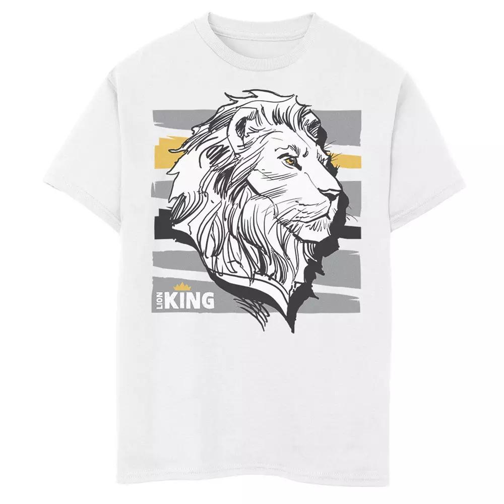 Disney's The Lion King Men's Mufasa Graphic Tee, Size: XXL, White Product Image
