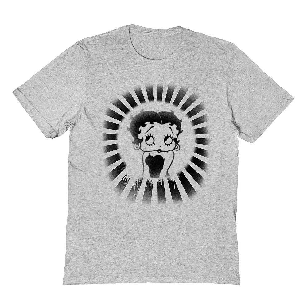 Men's Betty Boop T-Shirt, Size: XL, Tropical Blue Product Image