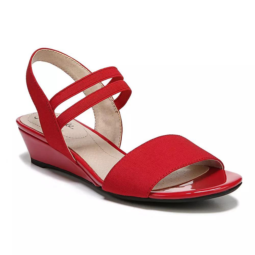 LifeStride Yolo Women's Wedge Sandals, Size: 8, Red Product Image