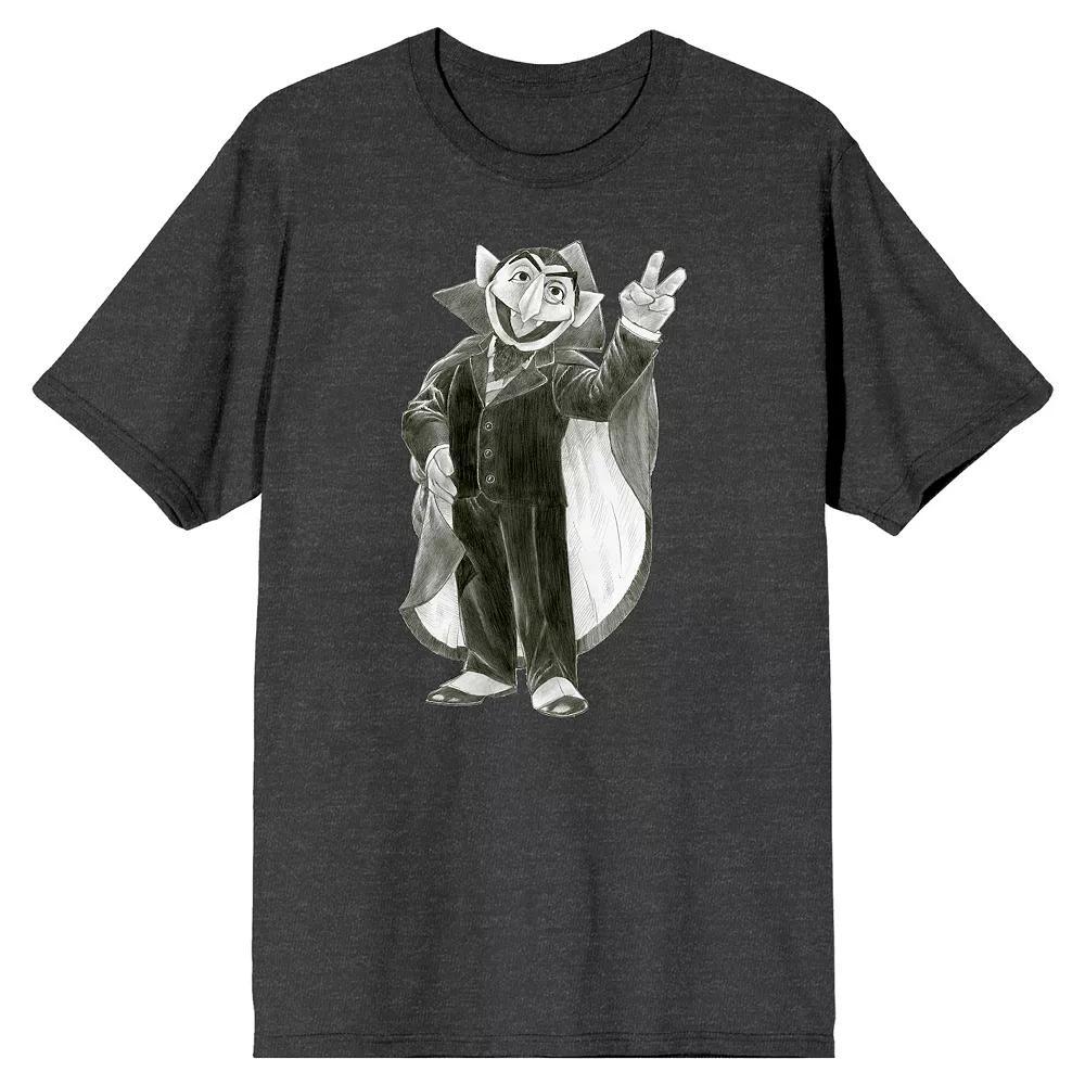 Men's Sesame Street Count Tee, Size: XXL, Black Product Image