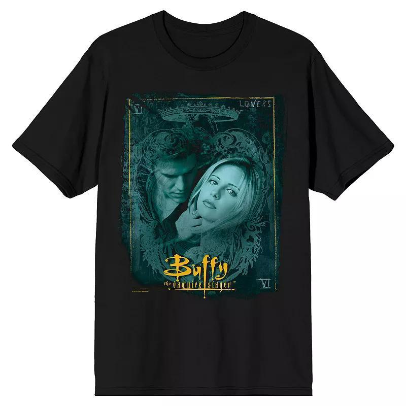 Men's Buffy The Vampire Slayer Short Sleeve Graphic Tee, Size: Large, Black Product Image
